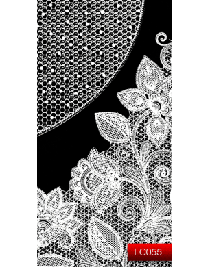 Наклейки для ногтей (стикеры) Nail Art Stickers LC 055 (белый)