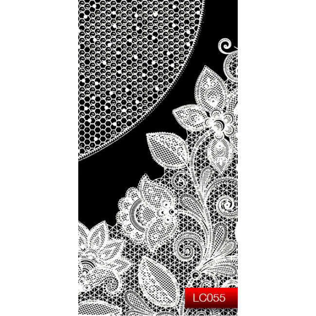 Наклейки для ногтей (стикеры) Nail Art Stickers LC 055 (белый)