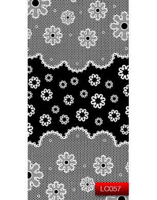 Наклейки для ногтей (стикеры) Nail Art Stickers LC 057 (белый)