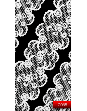 Наклейки для ногтей (стикеры) Nail Art Stickers LC 058 (белый)