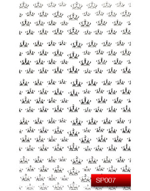 Наклейки для ногтей (стикеры) Nail Art Stickers SP 007 (серебро)