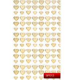 Наклейки для ногтей (стикеры) Nail Art Stickers SP 013 (золото)
