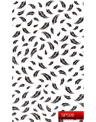 Наклейки для ногтей (стикеры) Nail Art Stickers SP 026 (черный)
