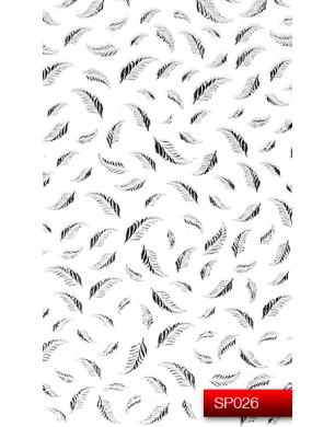 Наклейки для ногтей (стикеры) Nail Art Stickers SP 026 (серебро)