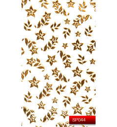 Наклейки для нігтів (стікери) Nail Art Stickers SP 044 (золото)
