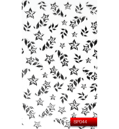Наклейки для нігтів (стікери) Nail Art Stickers SP 044 (срібло)