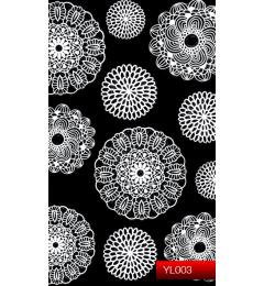 Наклейки для ногтей (стикеры) Nail Art Stickers YL 003 (белый)