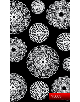 Наклейки для ногтей (стикеры) Nail Art Stickers YL 003 (белый)