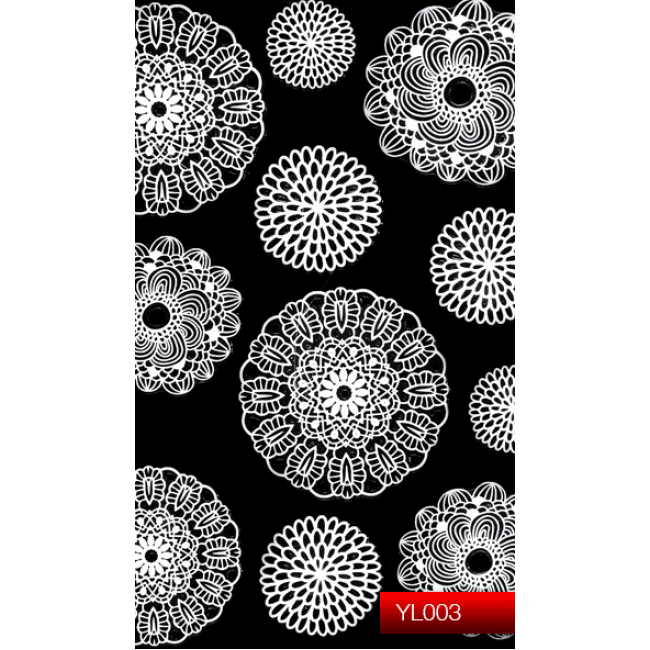 Наклейки для нігтів (стікери) Nail Art Stickers YL 003 (білий) Наклейки для нігтів (стікери) Nail Art Stickers YL 003 (білий)