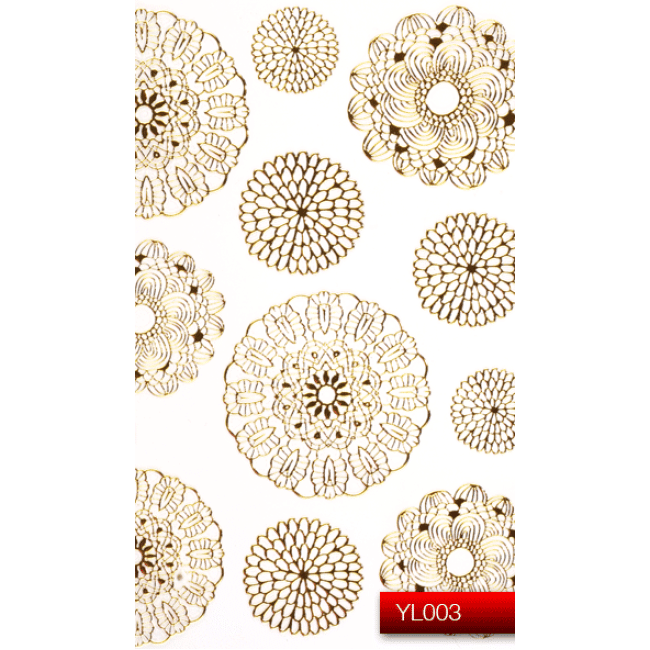 Наклейки для нігтів (стікери) Nail Art Stickers YL 003 (золото)