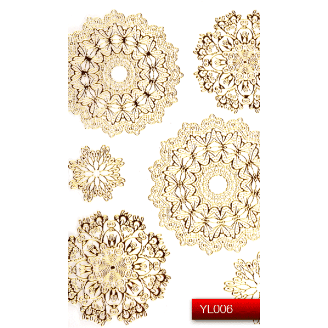 Наклейки для нігтів (стікери) Nail Art Stickers YL 006 (золото) Наклейки для нігтів (стікери) Nail Art Stickers YL 006 (золото)