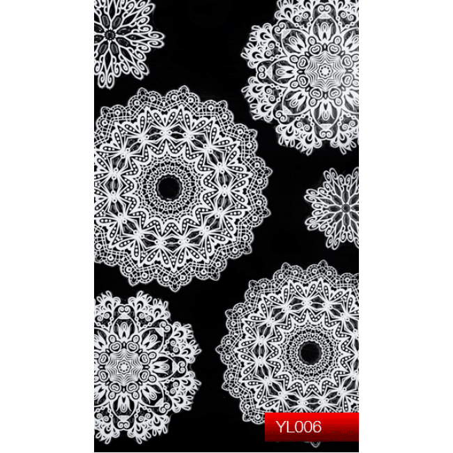 Наклейки для нігтів (стікери) Nail Art Stickers YL 006 (білий) Наклейки для нігтів (стікери) Nail Art Stickers YL 006 (білий)