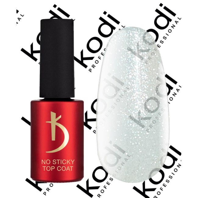 Верхнее покрытие для гель-лака без липкого слоя No Sticky Top coat Sparkle, 7 мл