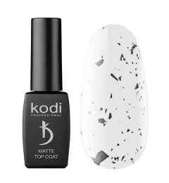 Матовое верхнее покрытие для гель-лака, 8 мл - ART 01, Matte Top Coat Kodi professional 
