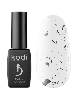 Матовое верхнее покрытие для гель-лака, 8 мл - ART 01, Matte Top Coat Kodi professional 
