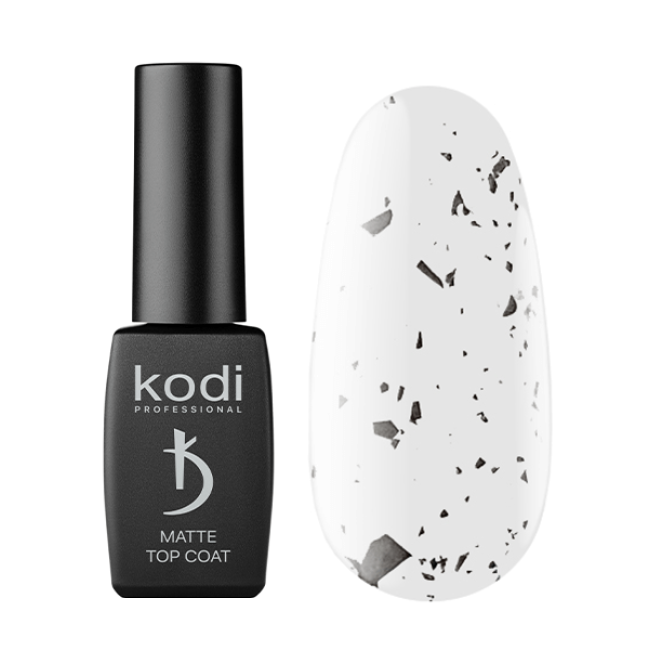 Матове верхнє покриття для гель-лаку, 8 мл - ART 01, Matte Top Coat Kodi professional