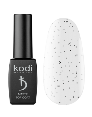 Матовое верхнее покрытие для гель-лака, 8 мл - ART 02, Matte Top Coat Kodi professional 