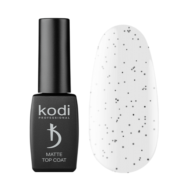 Матове верхнє покриття для гель-лаку, 8 мл - ART 02, Matte Top Coat Kodi professional