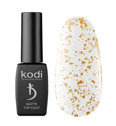 Матовое верхнее покрытие для гель-лака, 8 мл - ART 03, Matte Top Coat Kodi professional 