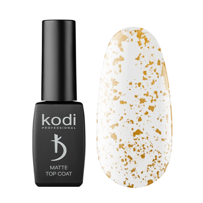 Матове верхнє покриття для гель-лаку, 8 мл - ART 03, Matte Top Coat Kodi professional