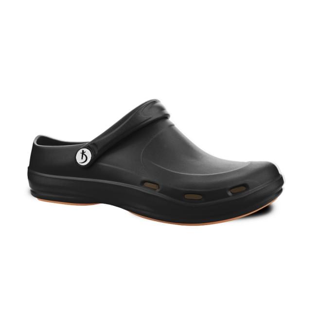 Сабо «FIT CLOG» со сменной стелькой, цвет: черный (размер: 41)