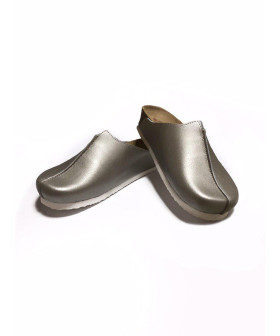 Сабо "Wellness" на пробковой подошве, материал: натуральная кожа,цвет: золотистый (размер 37)