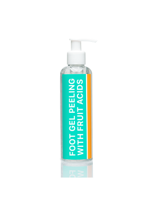 Гелевый пилинг для ног с фруктовыми кислотами "Foot gel peeling with fruit acids", 200 мл.