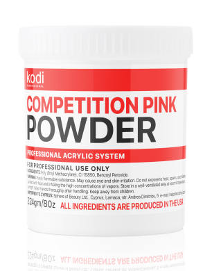 Competition Pink (Швидкотвердіючий рожево-прозорий акрил) 224 гр.