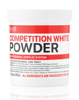 Competition White (Швидкотвердіючий білий акрил) 224 гр.