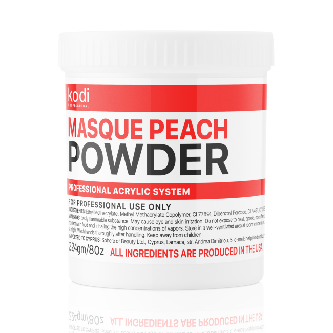 Матирующая акриловая пудра Masque Peach Powder, 224 г Матирующая акриловая пудра Masque Peach Powder, 224 г