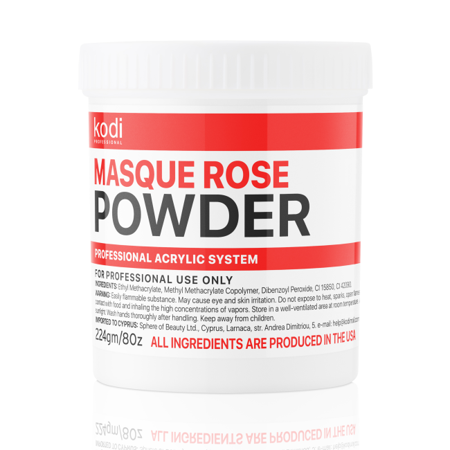 Матирующая акриловая пудра Masque Rose+ Powder, 224 г Матирующая акриловая пудра Masque Rose+ Powder, 224 г