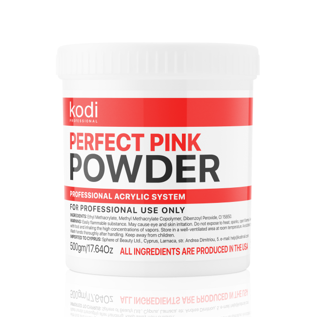 Базовый акрил розово-прозрачный Perfect Pink Powder, 500 г Базовый акрил розово-прозрачный Perfect Pink Powder, 500 г