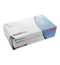 Перчатки нитриловые неопудренные Medicom 1187 (размер XS, черные)