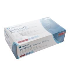 Перчатки нитриловые неопудренные Medicom (Размер S, голубые)