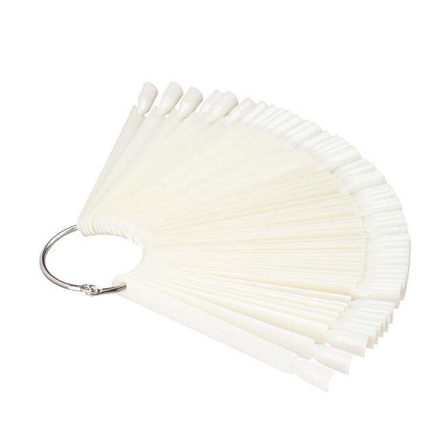 Демонстраційна палітра-віяло на кільці, 50 типс (колір натуральний)