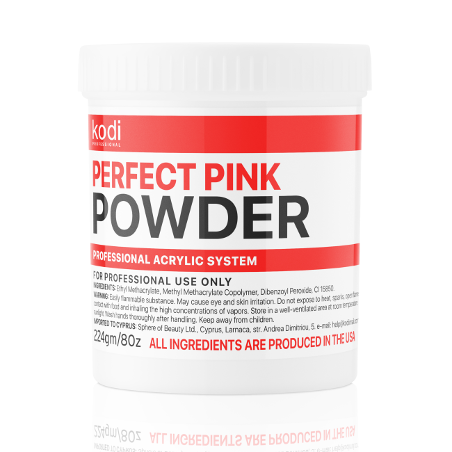 Базовый акрил розово-прозрачный Perfect Pink Powder, 224 г Базовый акрил розово-прозрачный Perfect Pink Powder, 224 г
