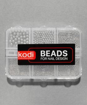 Бісер для дизайну нігтів (колір: light gray)