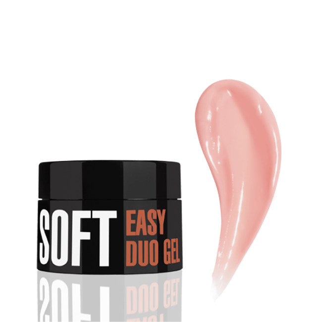 Професійна акрилово-гелева система Easy Duo Gel Soft (колір: Jade Rose), 35 г