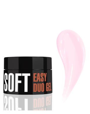 Профессиональная акрилово-гелевая система Easy Duo Gel Soft (цвет: Pretty Pink), 35 г