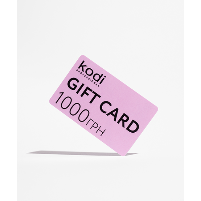 Подарочная карта "Gift Card" номиналом 1000 грн.
