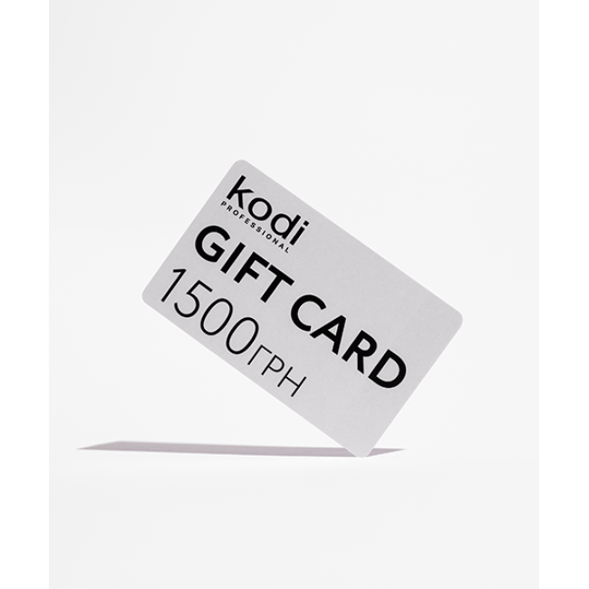 Подарочная карта "Gift Card" номиналом 1500 грн.