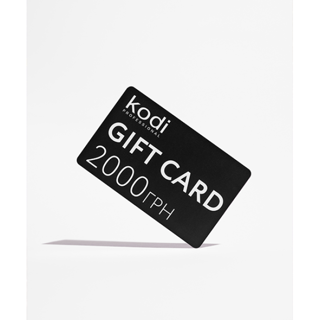Подарочная карта "Gift Card" номиналом 2000 грн.