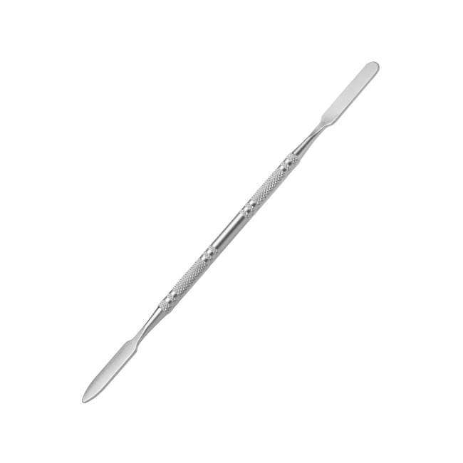 Двусторонний металлический шпатель, 16 см (материал: сталь)