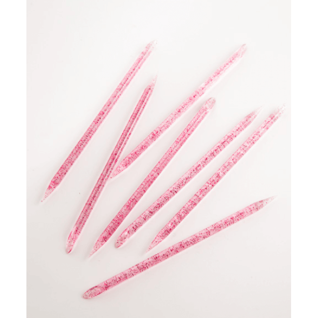 Пластикові палички для кутикули, рожеві (50 шт.)