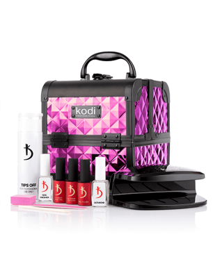 Набор для покрытия гель-лаком “Nail Beauty Box” (фуксия)