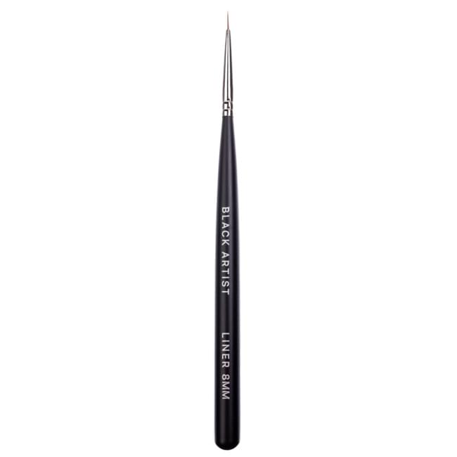 Пензлик для розпису Liner 8mm (ручка: чорна, ворс: нейлон)