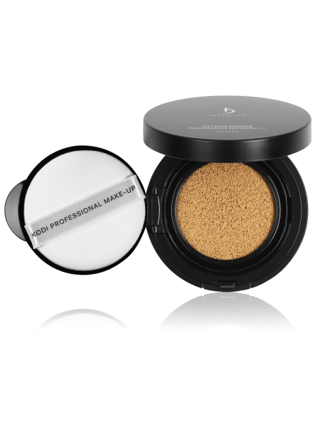 Wetting Sponge Foundation SPF50/PA+++ Vanilla Kodi Professional Make-up (тональная основа-флюид со спонжем, Ваниль), 15г