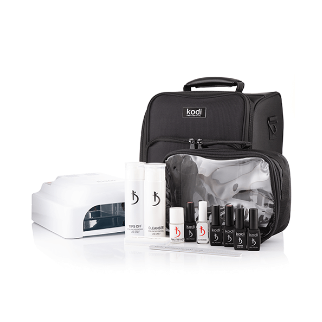 Набір для покриття нігтів гель-лаком в кейсі "Nail Prof"