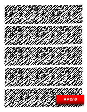 Наклейки для ногтей (стикеры) Nail Art Stickers BP008 Black