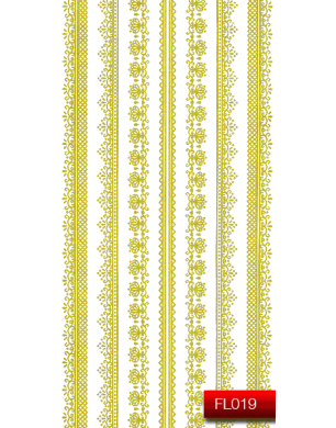 Наклейки для ногтей (стикеры) Nail Art Stickers FL 019 (золото)